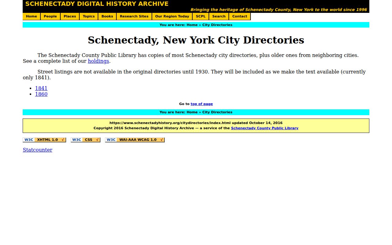 Niskayuna city directory digitized historical volume