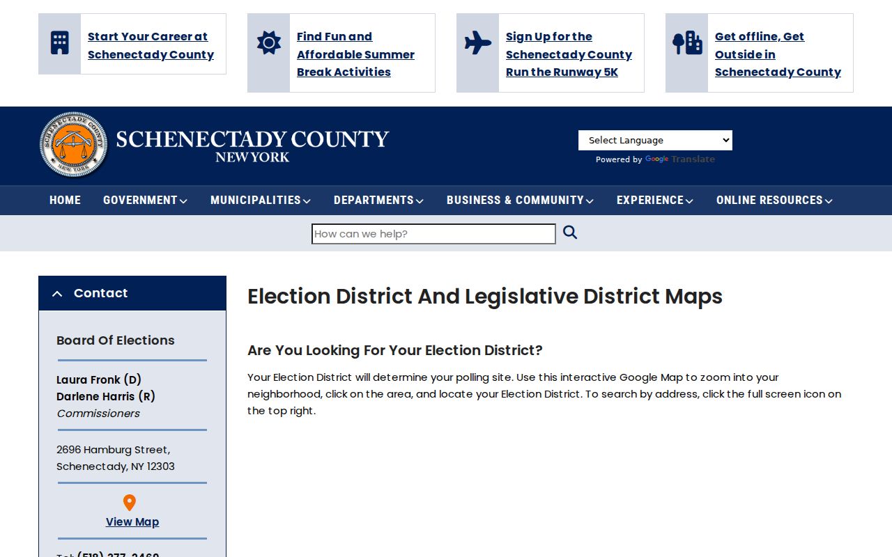 Niskayuna ZIP Code Directory Schenectady County election district maps